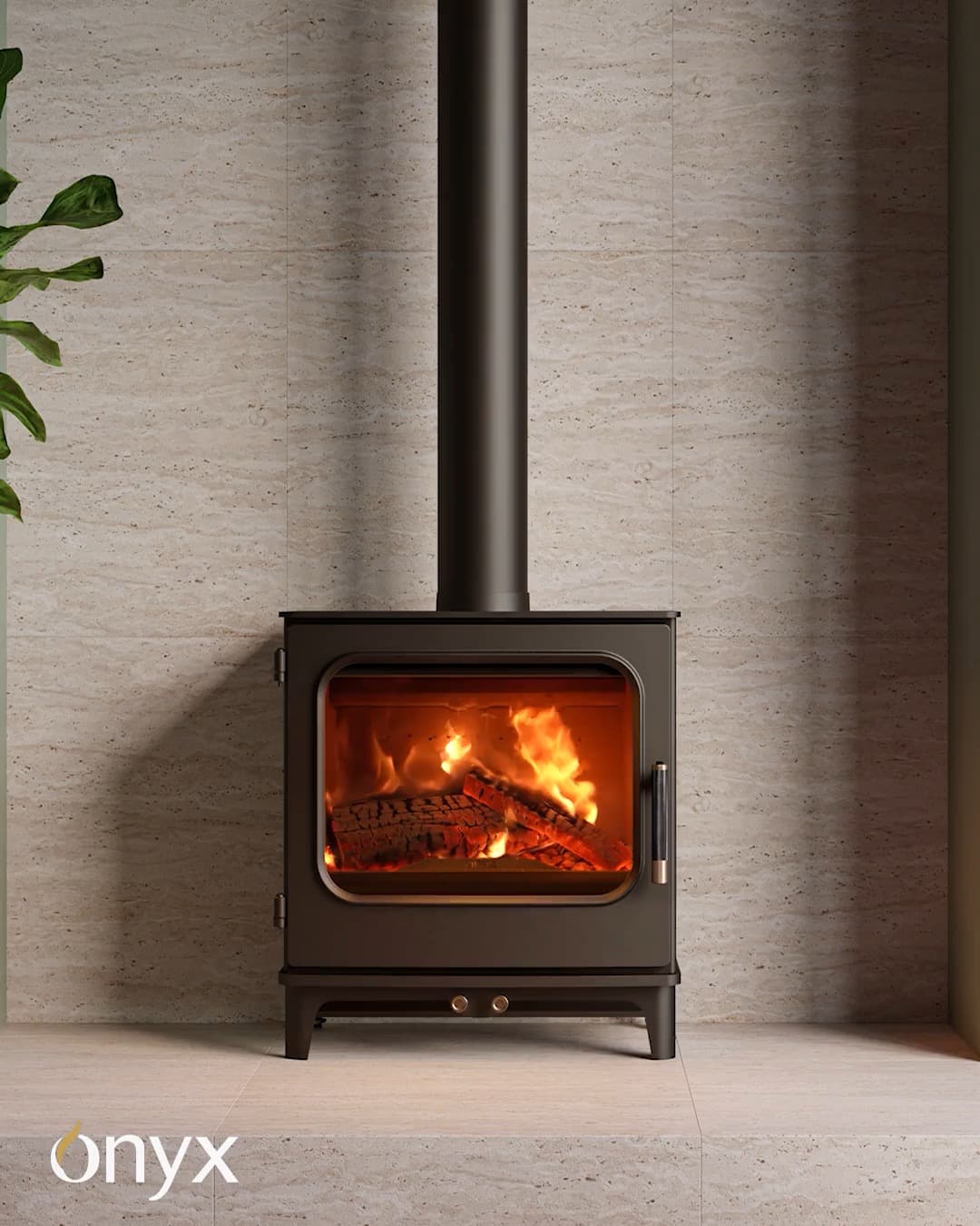 Olympus 5 Wide woodburning stove