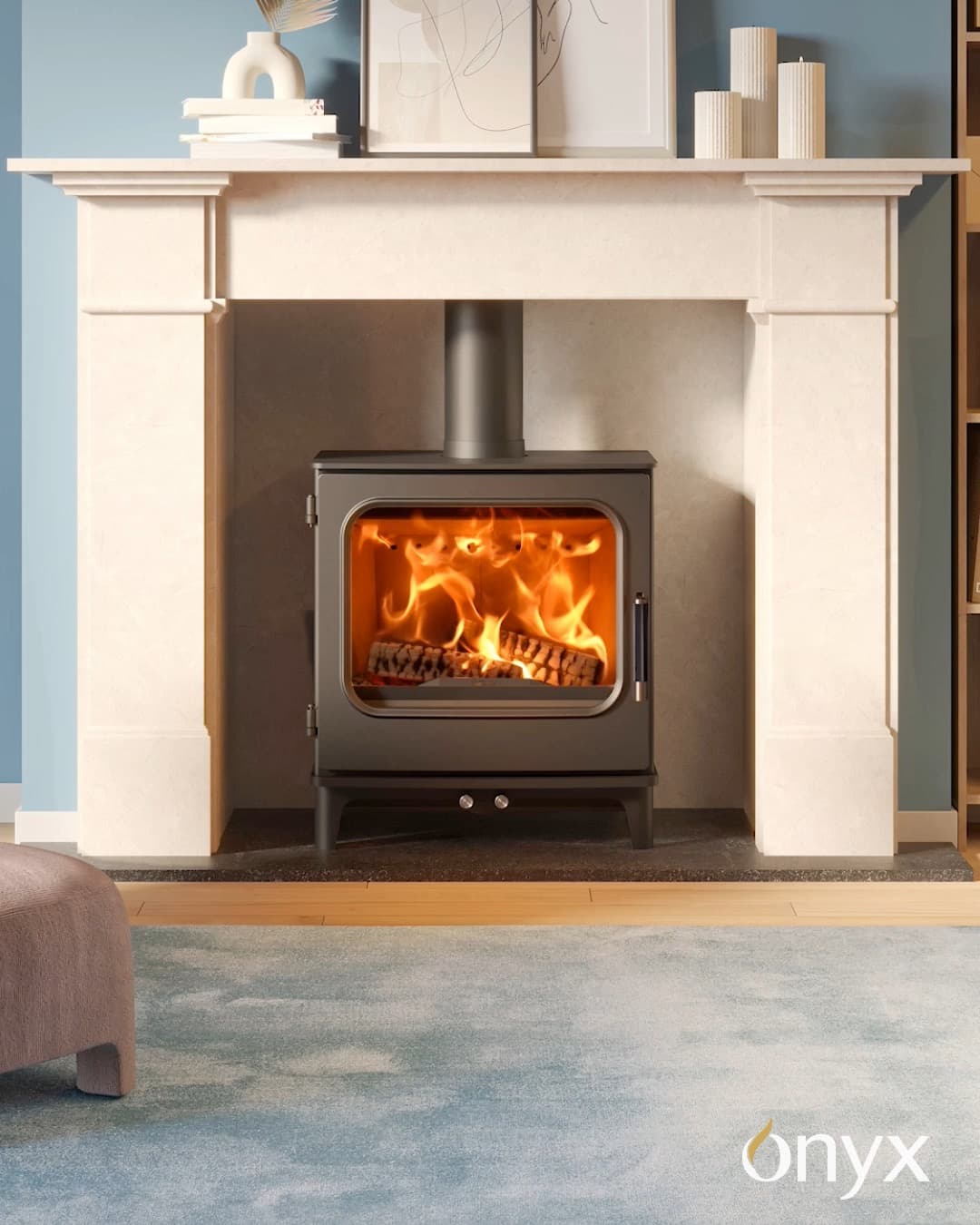 Olympus 5 Wide woodburning stove