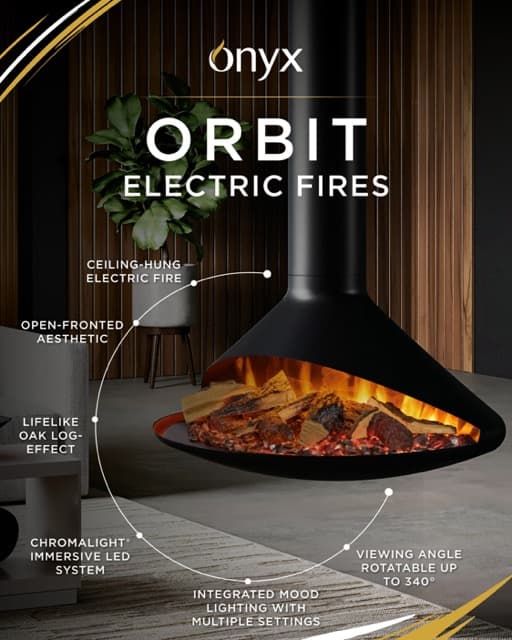 Onyx Orbit electric fires