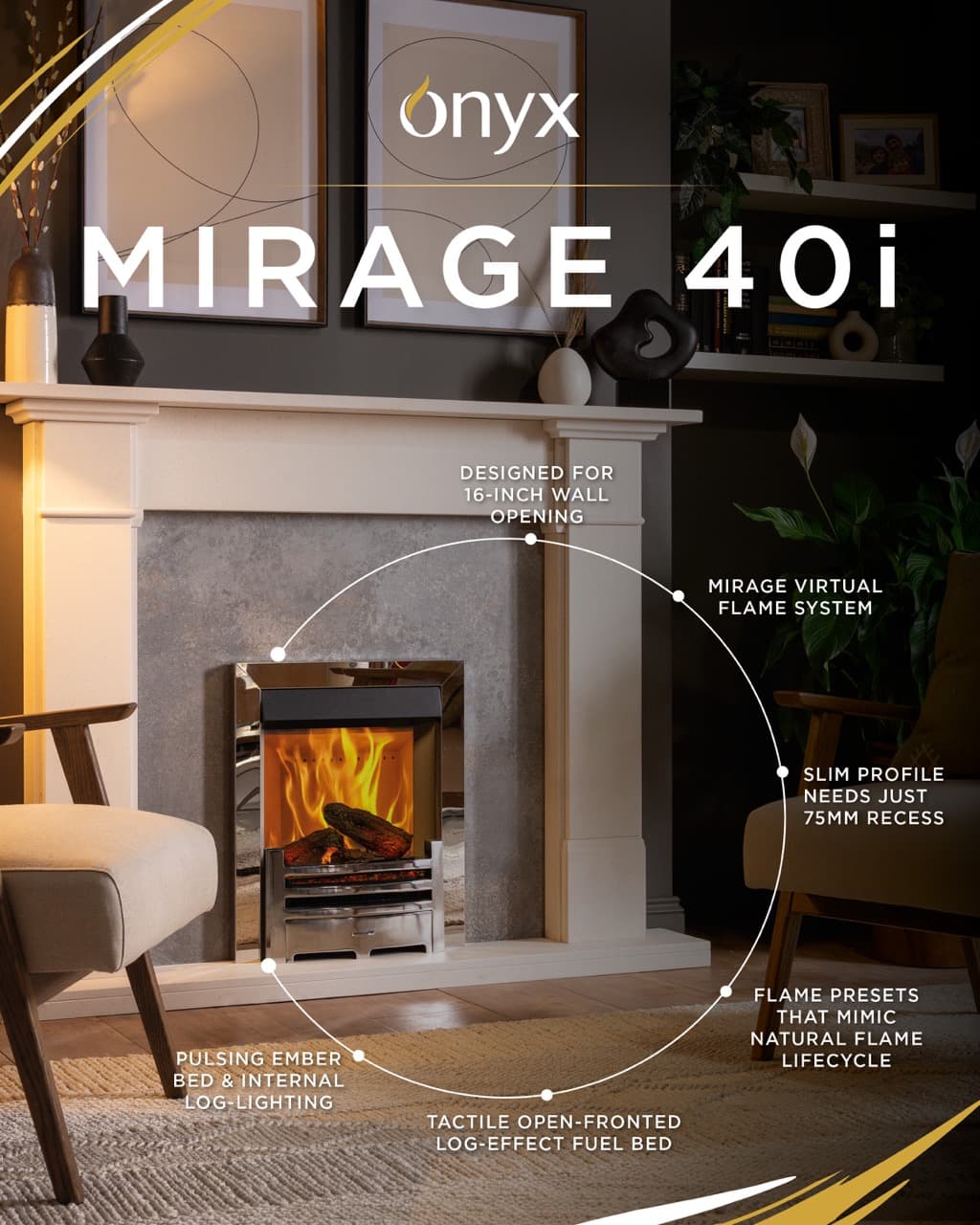 Mirage 40i electric fires